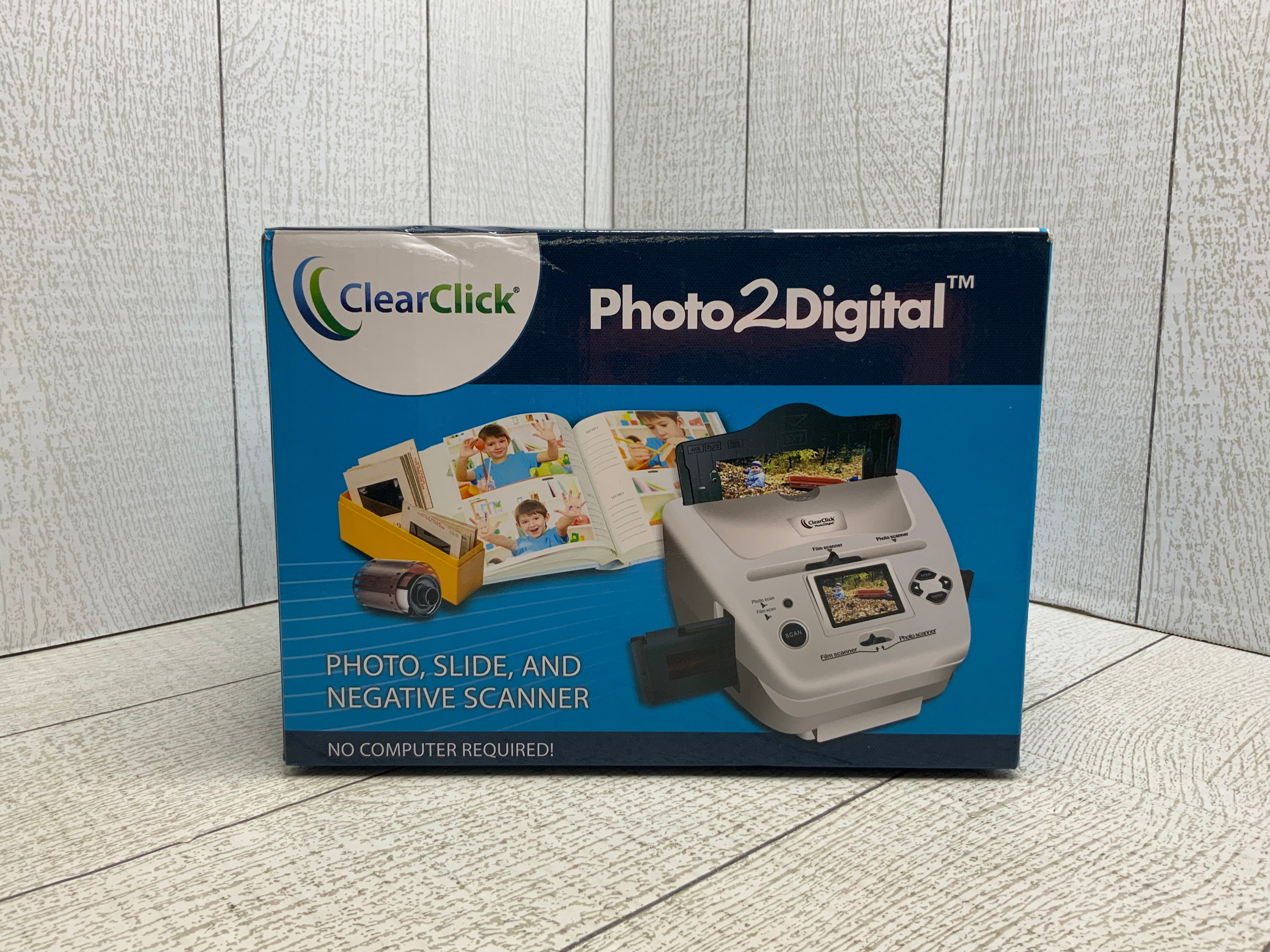 ClearClick Photo to Digital Photo, Slide, and Film Scanner (8035202334958)